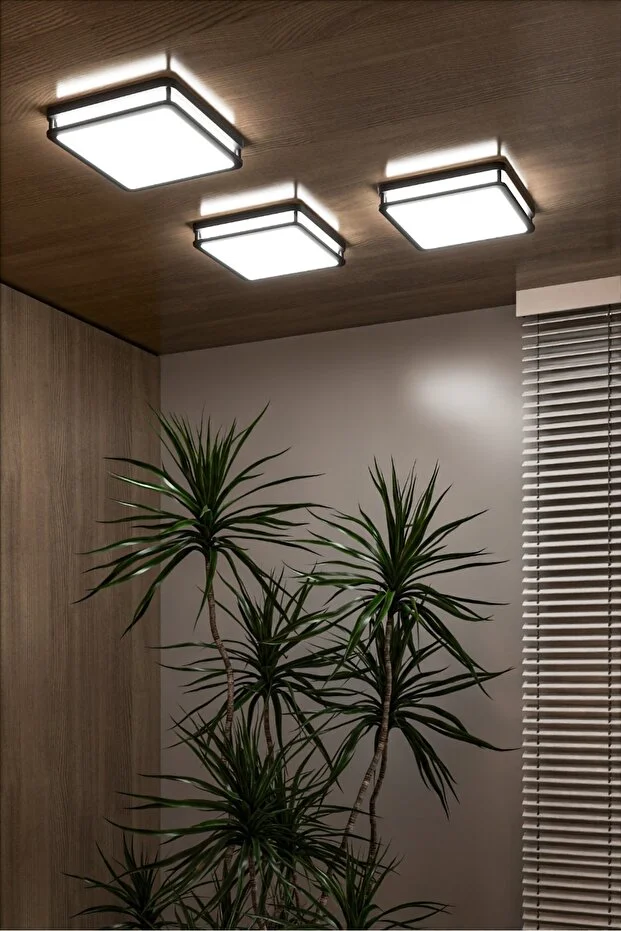 Sıva Üstü Led Armatür, Banyo, Balkon, Salon Tavan Ve Duvar Armatürü 24wat Beyaz